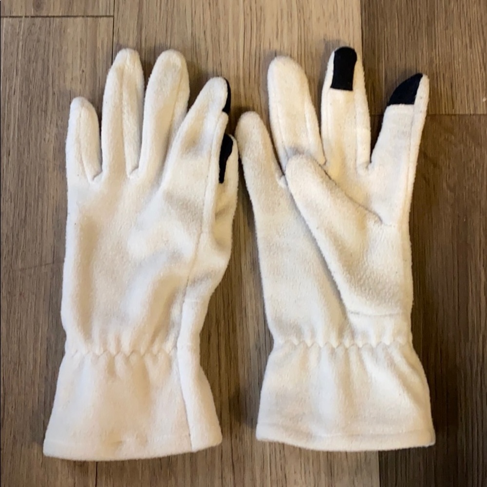 ✅ UNK Stylish Tech Touch Fleece Gloves UL14B167WM Tusk White One Size Fits All